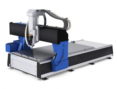 MECAPLUS Hochleistungs-3-Achsen-CNC-UGV-Fräsmaschine, Portal, fester Tisch, Fahrständer